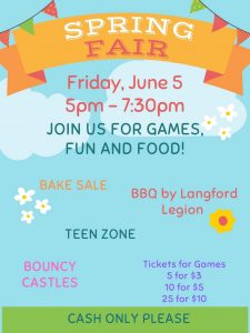 Spring Fair June 5th